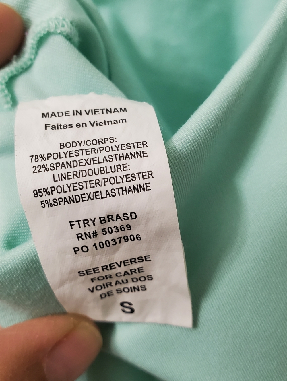 Jockey's Women's Active Crop Top Mint Green Sleeveless Athletic Top Small - Picture 3 of 4
